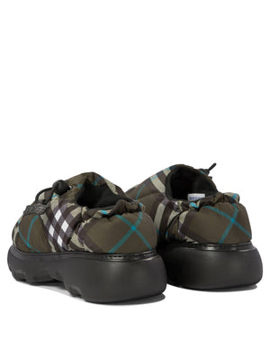 BURBERRY Luxury Quilted Check Slippers