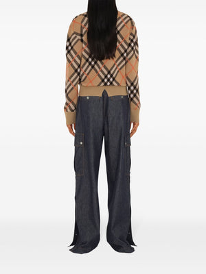 BURBERRY Vintage Check Wool Jumper for Women