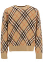 BURBERRY Check Pattern Wool-Blend Sweater for Men