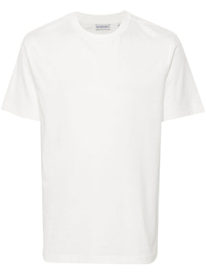 BURBERRY Slim Fit Cotton T-Shirt with Hand-Drawn Fox Motif