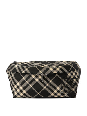 BURBERRY Check Pattern Mini Bumbag 33x18x11 cm