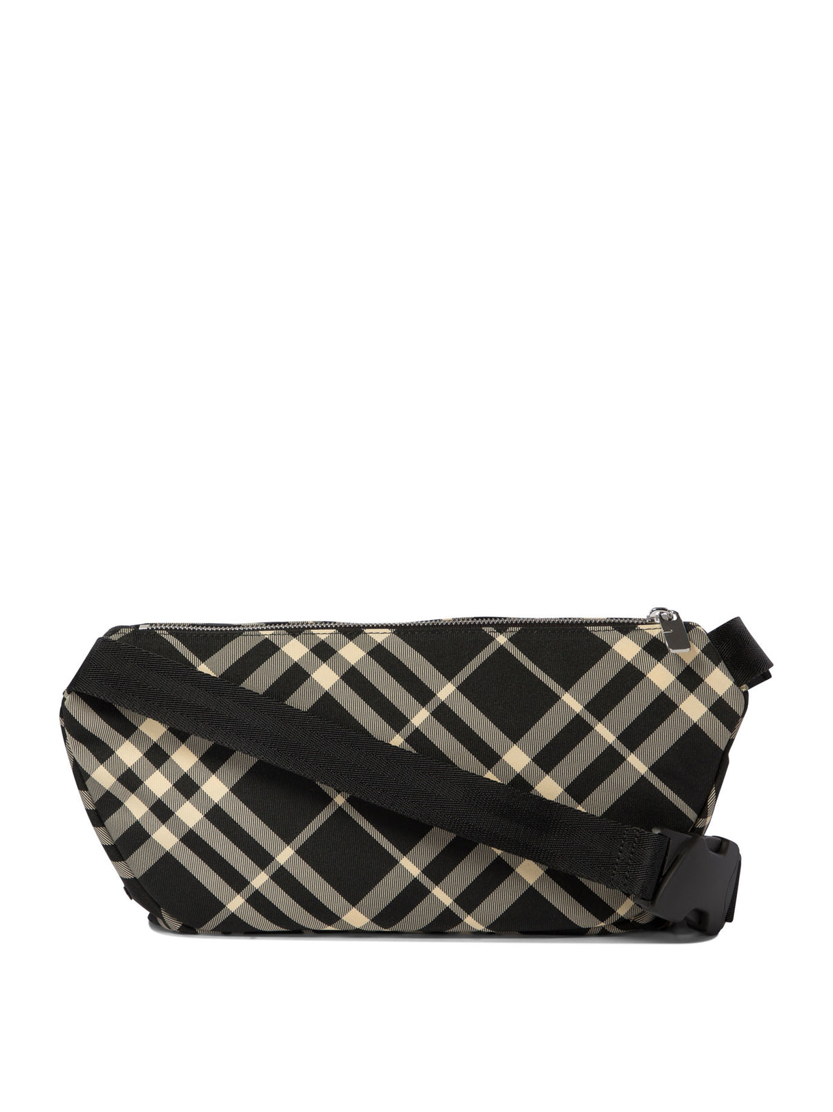 BURBERRY Check Pattern Mini Bumbag 33x18x11 cm