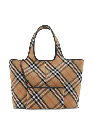 BURBERRY Medium Cotton Tote in Sand