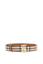 BURBERRY Coated Canvas Belt with TB Logo - Size S