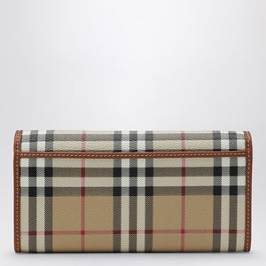 BURBERRY Continental Mini Wallet with Classic Check Pattern