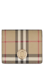 BURBERRY Mini Check Print Wallet