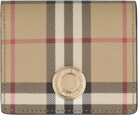 BURBERRY Mini Check Print Wallet