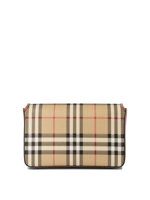 BURBERRY Hampshire Mini Crossbody Bag in Beige