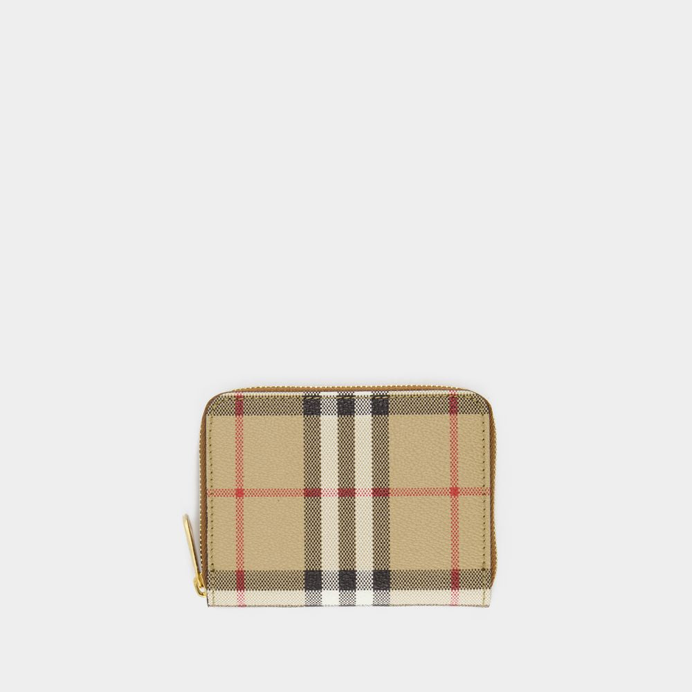 BURBERRY Mini Zip-Around Wallet