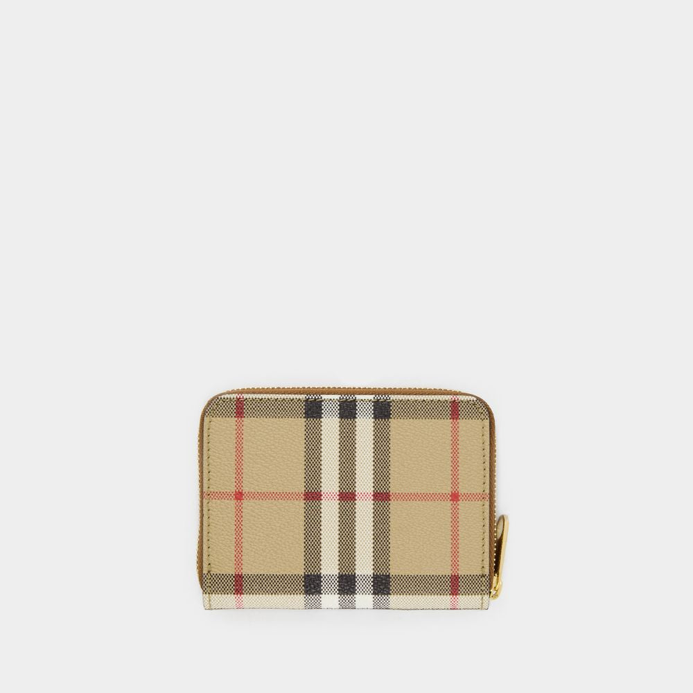 BURBERRY Mini Zip-Around Wallet