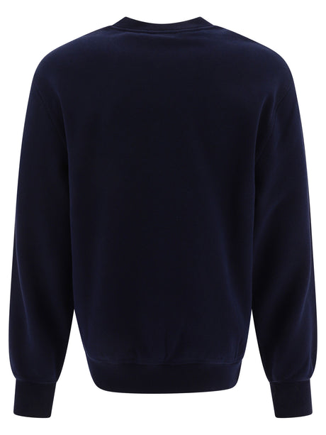 BURBERRY Embroidered Men's Sweatshirt in Navy for FW24