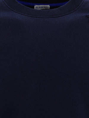 BURBERRY Embroidered Men's Sweatshirt in Navy for FW24