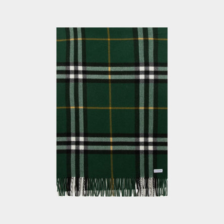BURBERRY Luxurious Giant Check Cashmere Scarf