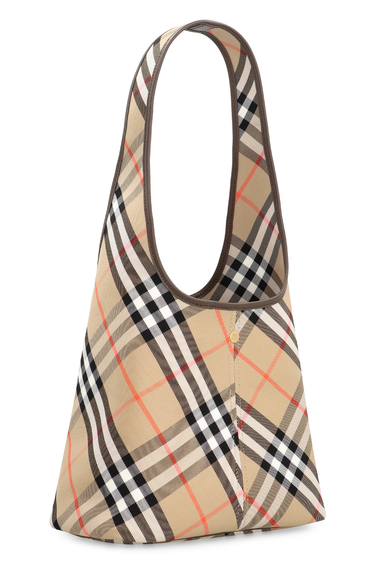 BURBERRY Elegant Checkered Mini Shoulder Bag with Leather Accents