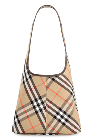 BURBERRY Elegant Checkered Mini Shoulder Bag with Leather Accents