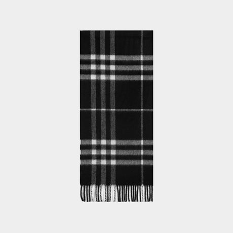 BURBERRY Luxurious Giant Check Cashmere Scarf