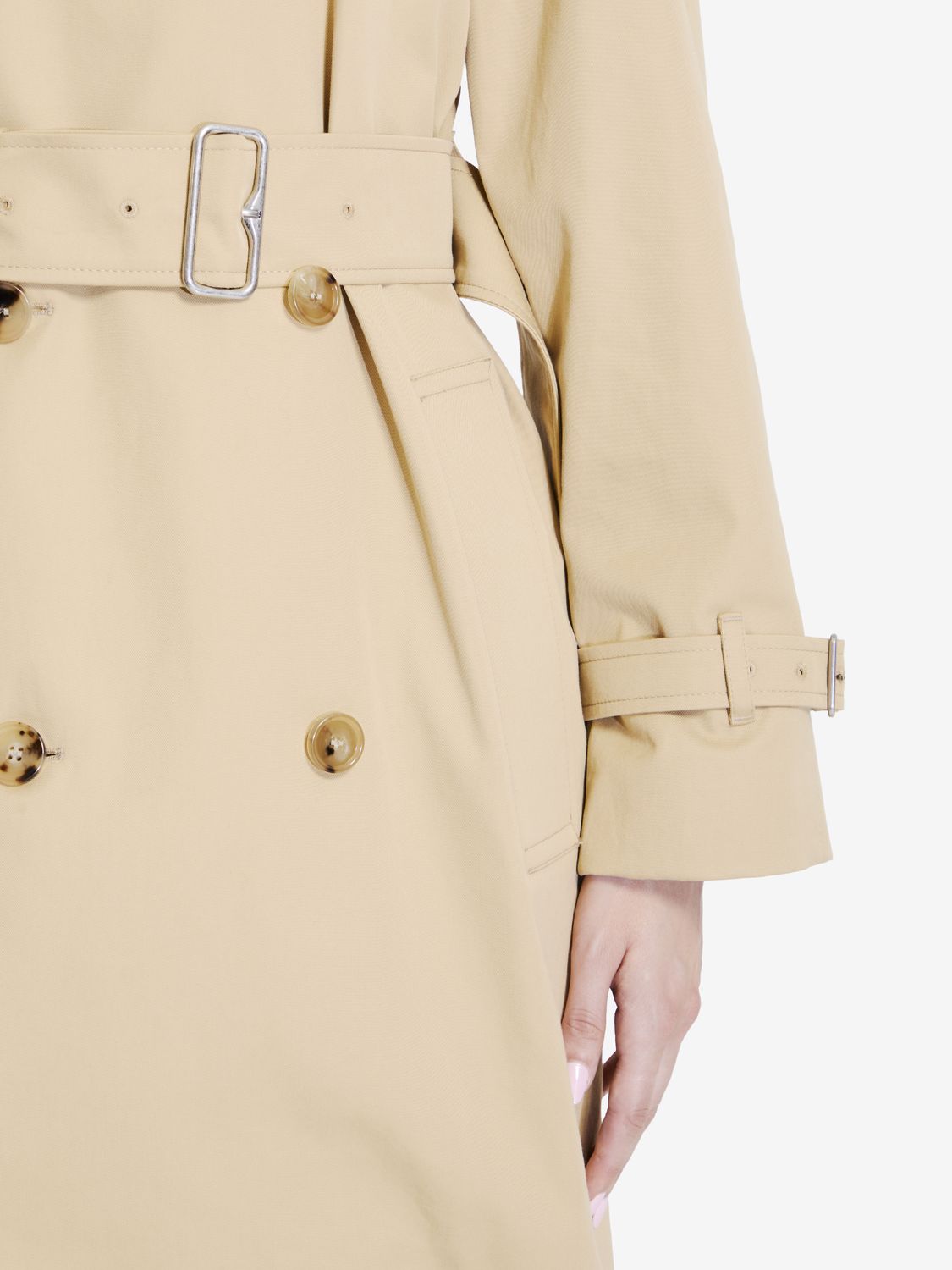 BURBERRY Double-Breasted Belted Jacket