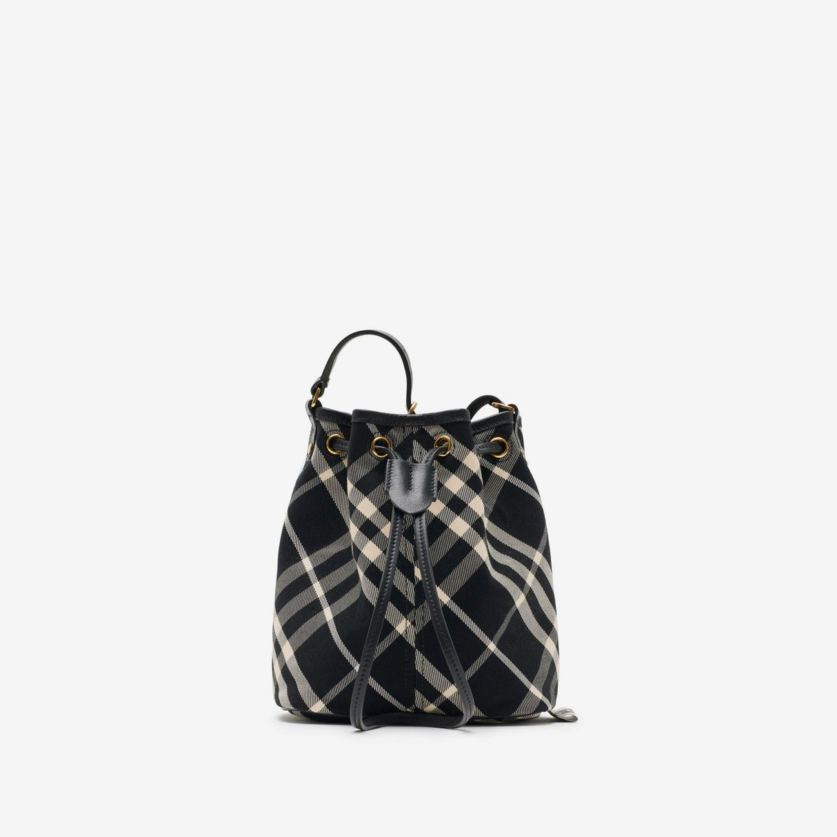 BURBERRY Mini Drawstring Bucket Bag