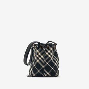 BURBERRY Mini Drawstring Bucket Bag