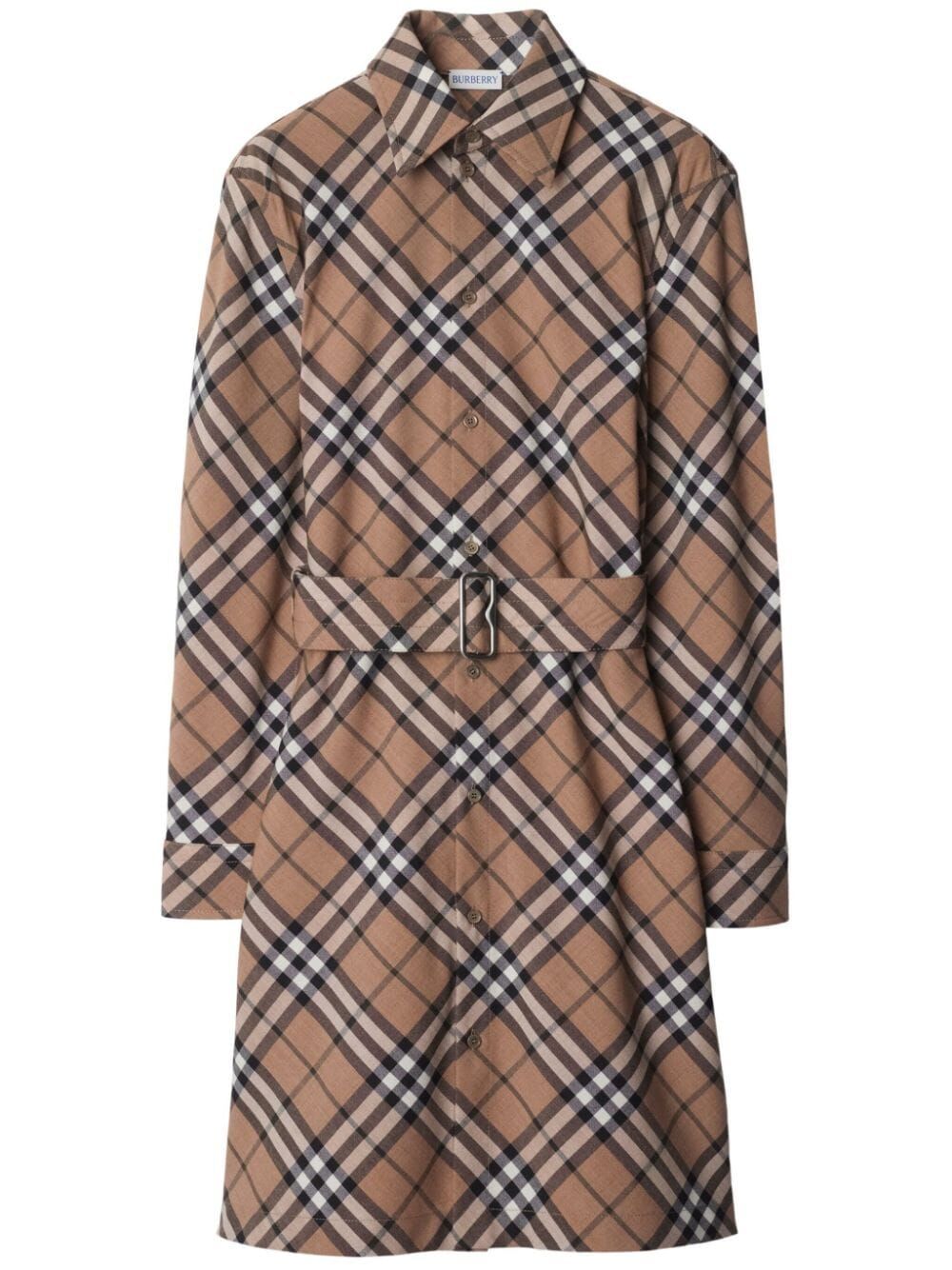 BURBERRY Multicolor Tweed Mini Dress