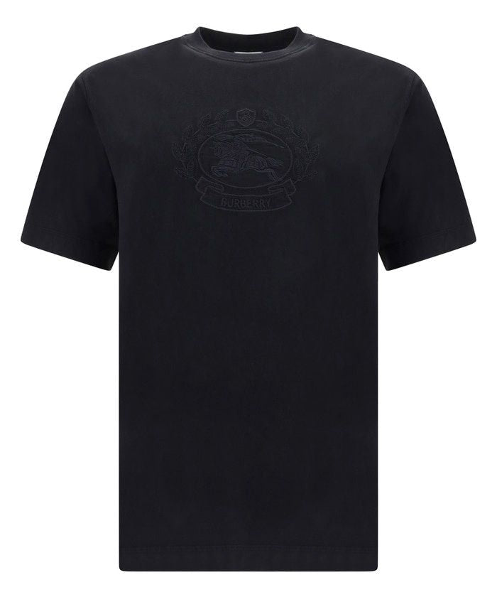 BURBERRY Essential Black Cotton T-Shirt