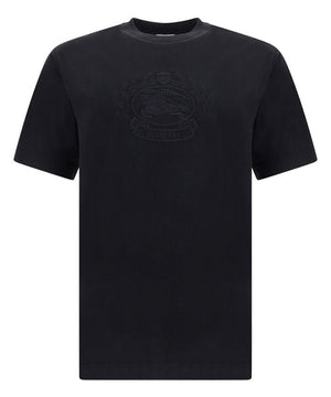 BURBERRY Essential Black Cotton T-Shirt