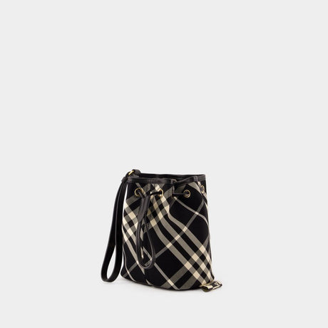 BURBERRY Mini Drawstring Pouch Handbag for Women - FW24 Collection