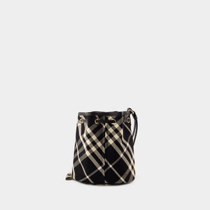 BURBERRY Mini Drawstring Pouch Handbag for Women - FW24 Collection