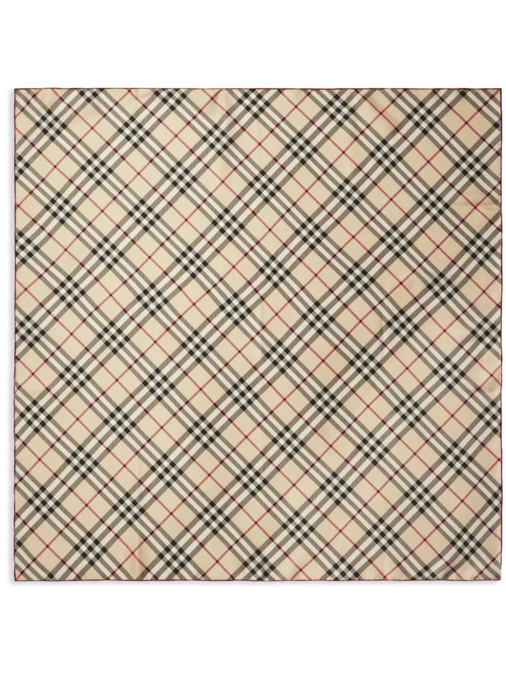 BURBERRY Luxurious Check Silk Scarf for Women