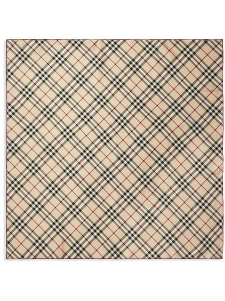 BURBERRY Luxurious Check Silk Scarf for Women