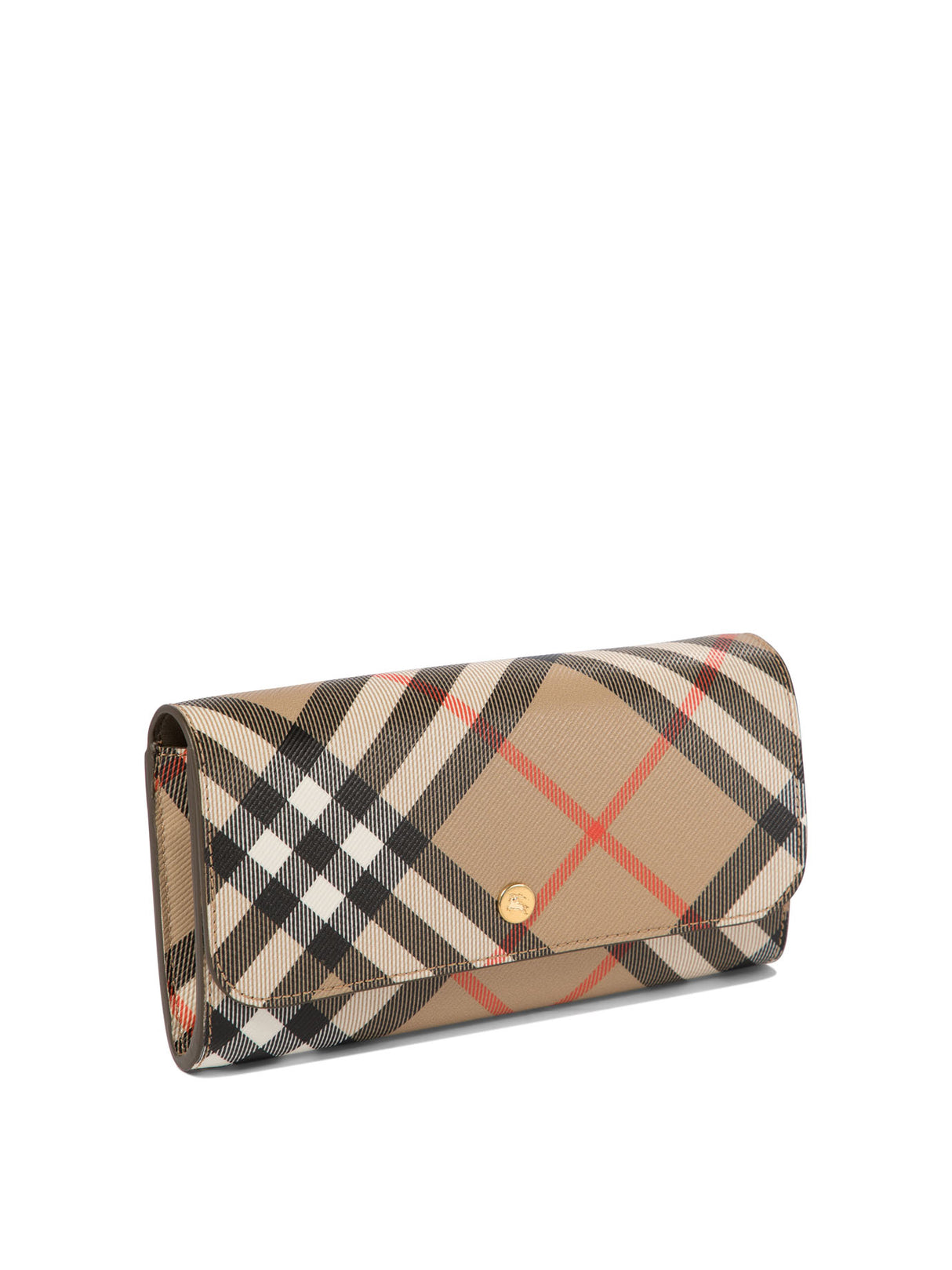 BURBERRY Mini Check Flap Wallet