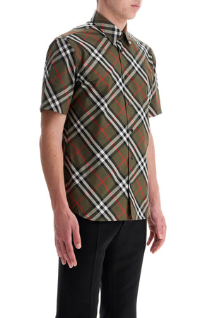 BURBERRY Cotton Short-Sleeved Shirt for Men - Regular Fit