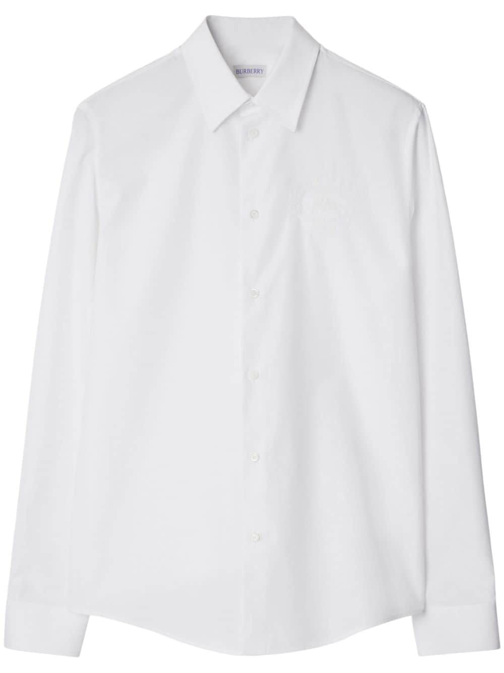 BURBERRY Contemporary Salt Cotton Shirt