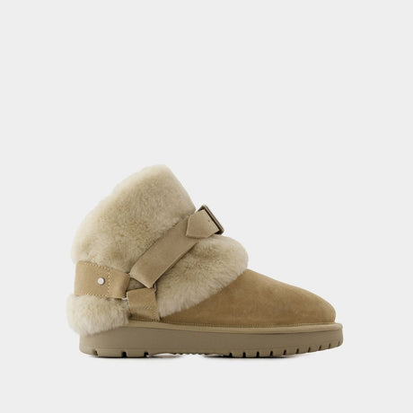 BURBERRY Suede Slip-On Boots for Women