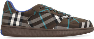 BURBERRY Terrace Low-Top Check Sneakers