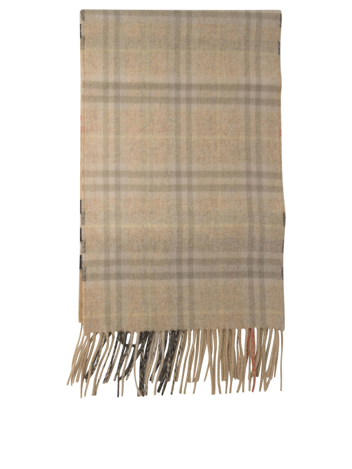 BURBERRY Luxurious Reversible Cashmere Scarf 30x168 cm