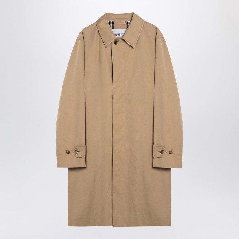 Áo Khoác Trench Cotton Màu Be Thanh Lịch Cho Nam