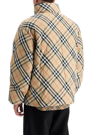 BURBERRY Reversible Padded Jacket with Check Pattern