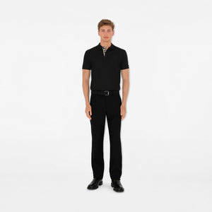 BURBERRY Eddie Classic Polo for Men - FW24 Collection