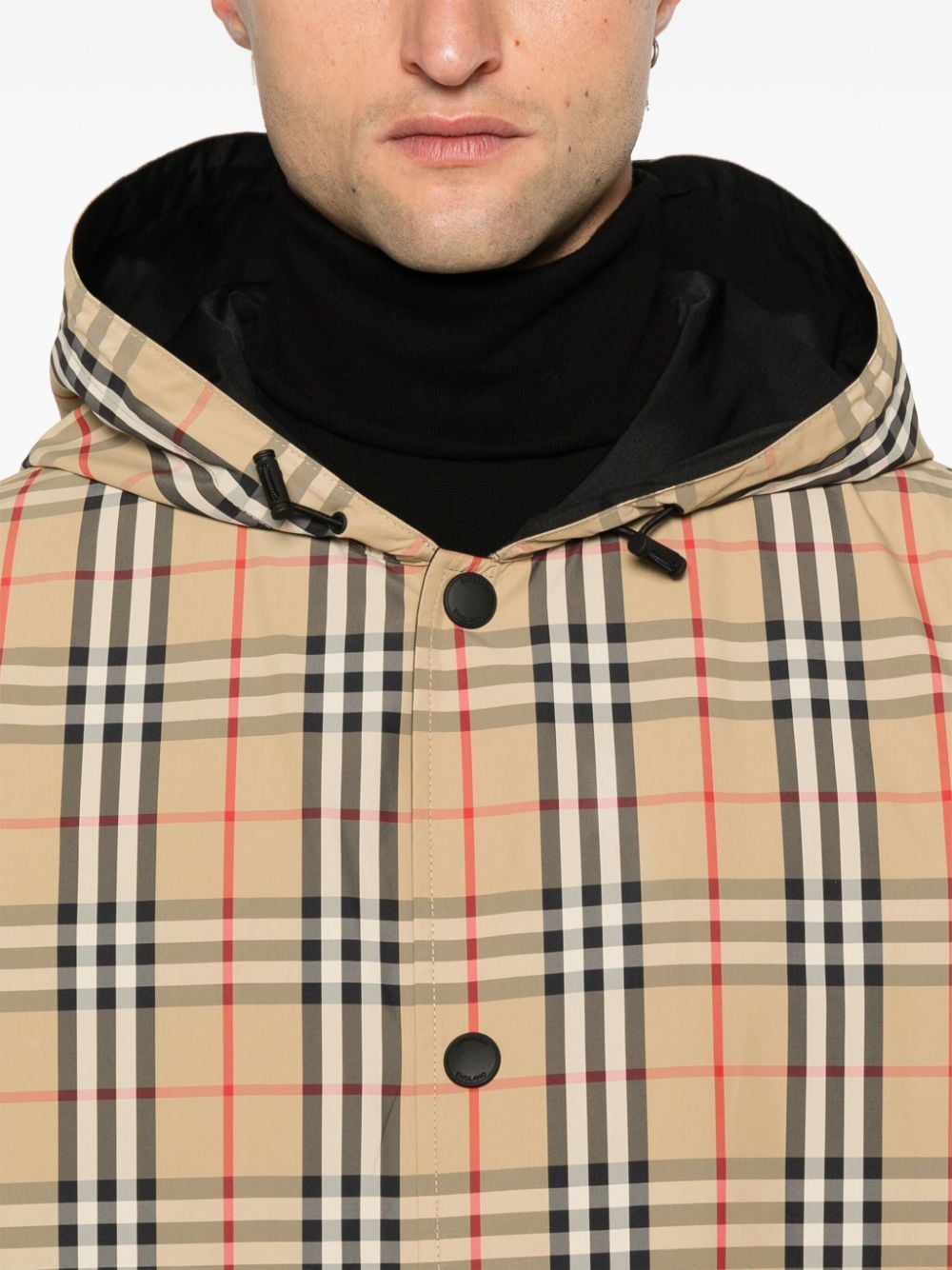 BURBERRY Reversible Check Nylon Jacket for Men