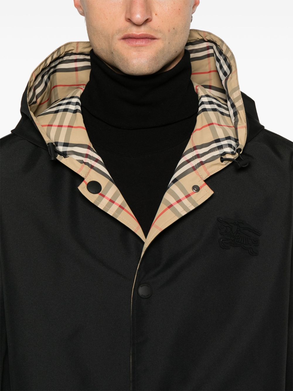 BURBERRY Reversible Check Nylon Jacket for Men