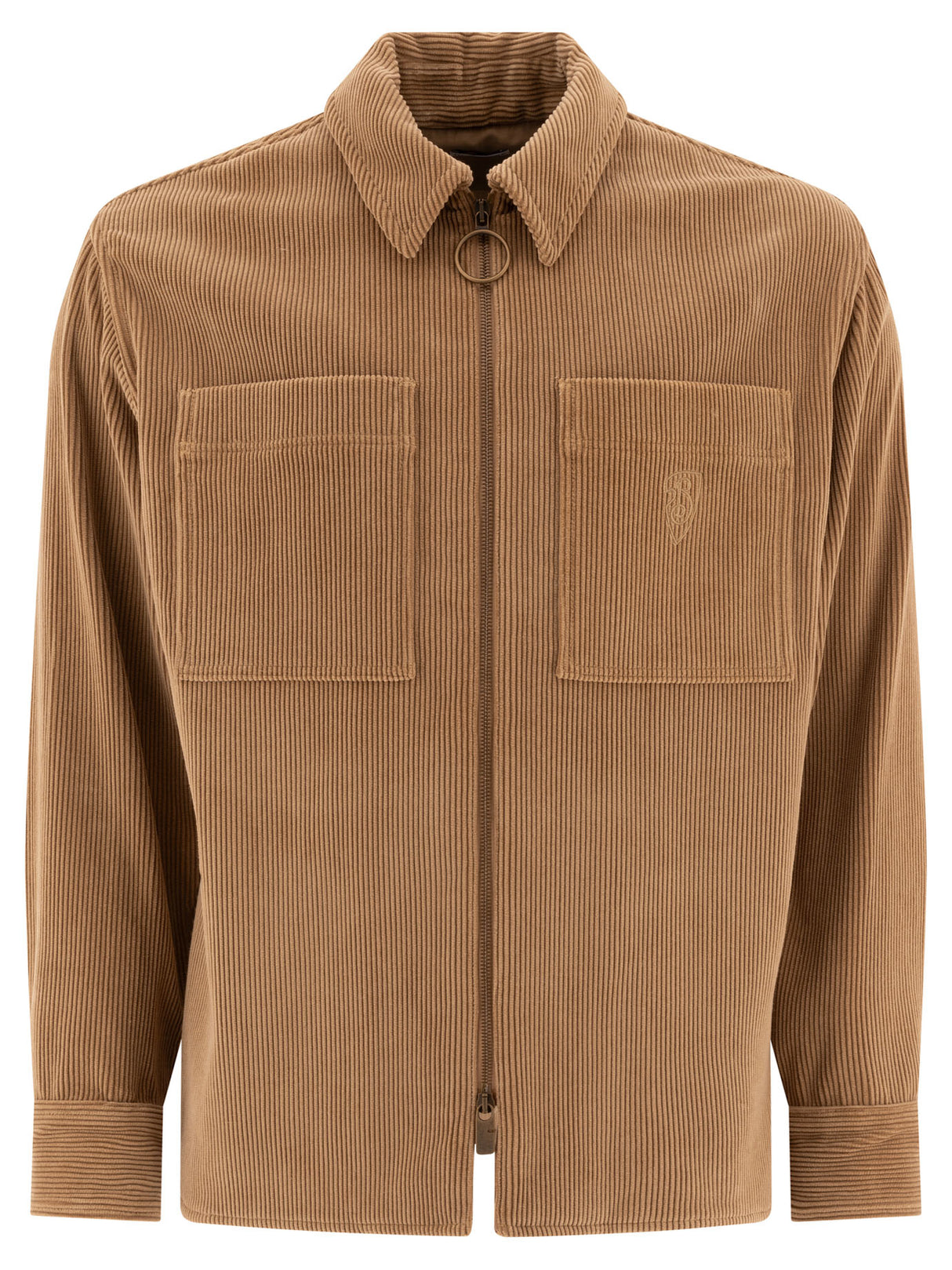 BURBERRY Mens Corduroy Overshirt - Regular Fit