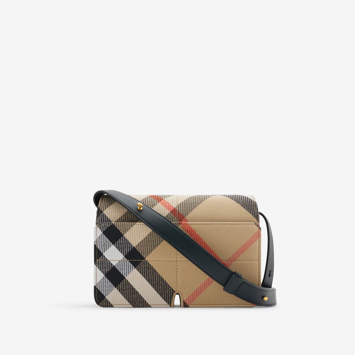 BURBERRY Check Motif Mini Shoulder Handbag