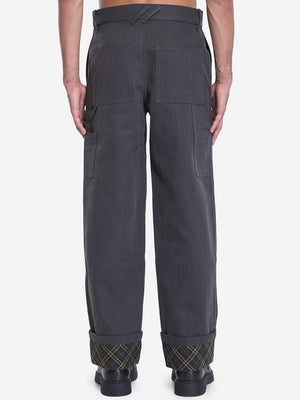 BURBERRY Oversized Carpenter Trousers - Size 48