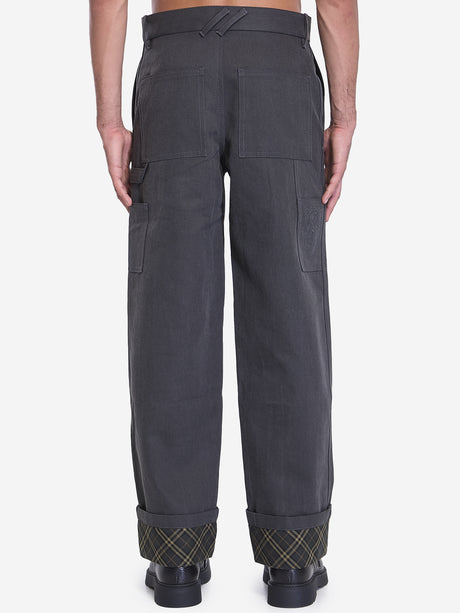 BURBERRY Oversized Carpenter Trousers - Size 48