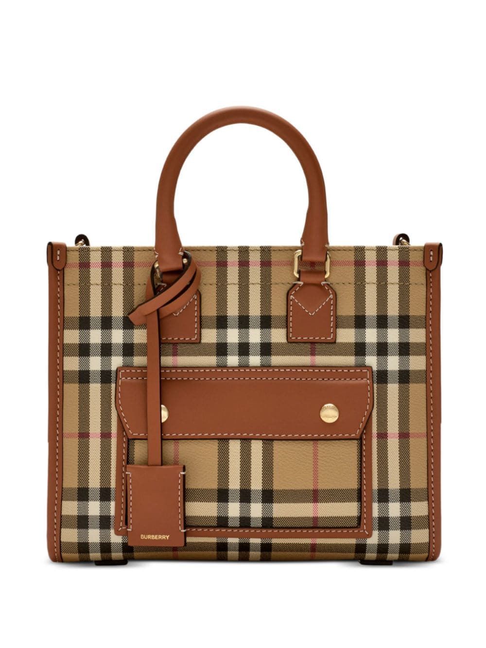 BURBERRY Chic Mini Freya Tote Handbag