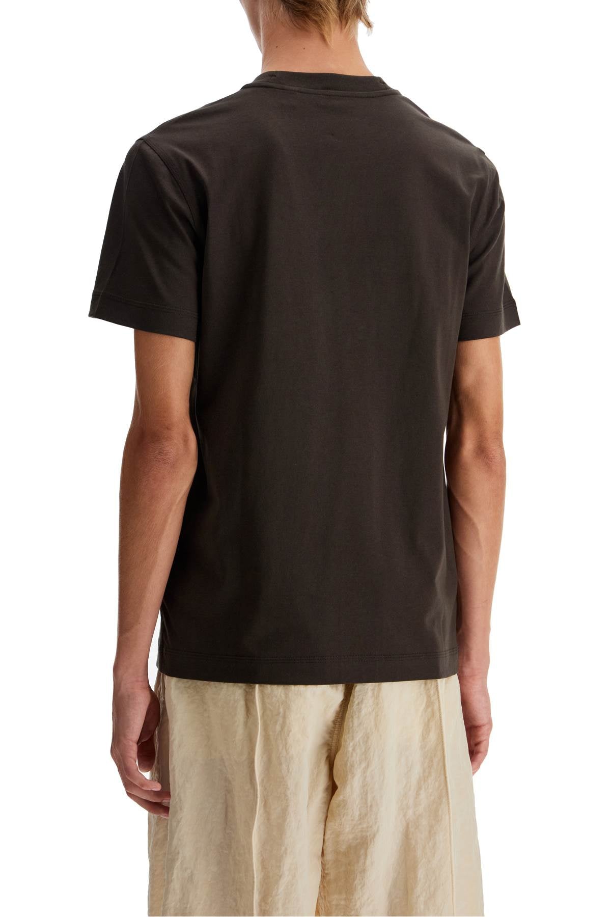 BURBERRY Men's Crew Neck EKD Printed T-Shirt - Regular Fit