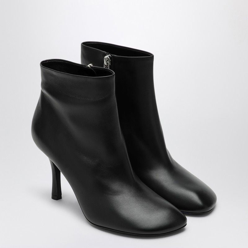 BURBERRY Mini Black Leather Ankle Boot