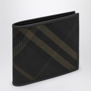 BURBERRY Mini Bi-Fold Wallet with Check Pattern