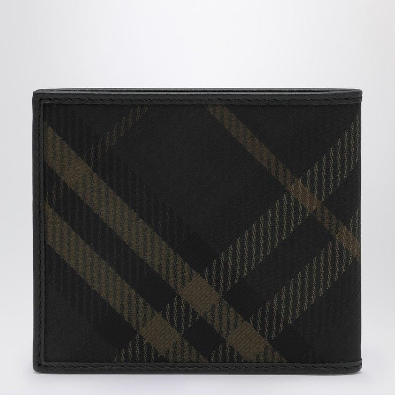 BURBERRY Mini Bi-Fold Wallet with Check Pattern